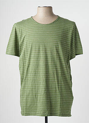 T-shirt vert SELECTED pour homme