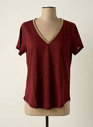 T-shirt rouge MOLLY BRACKEN pour femme