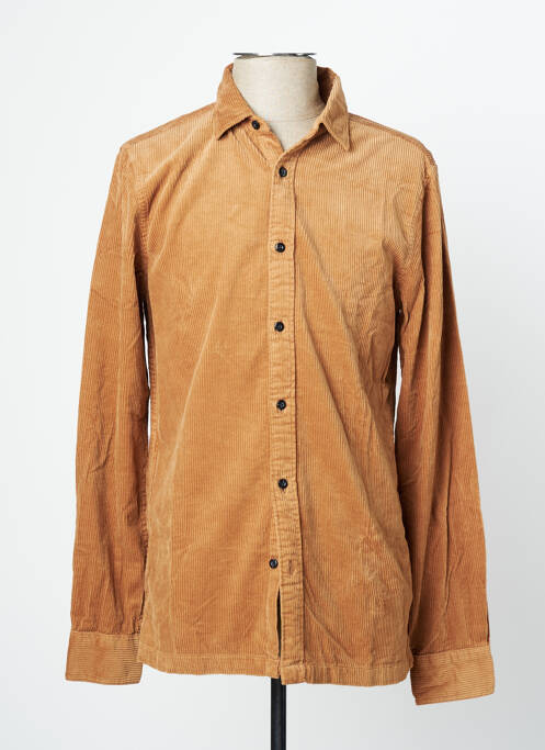 Chemise manches longues beige SCOTCH & SODA pour homme