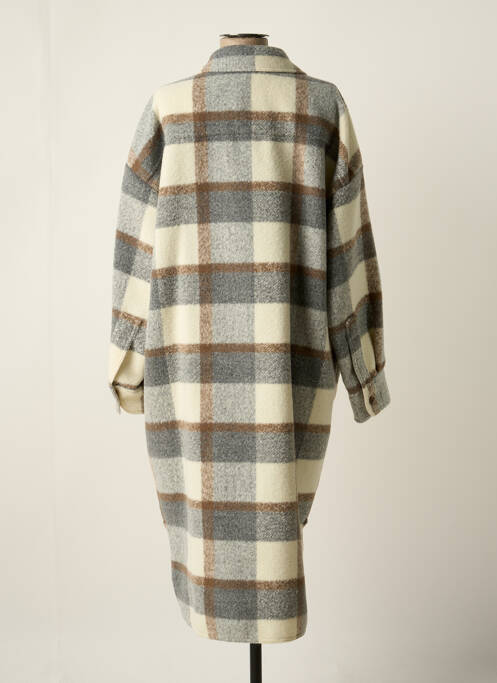 Manteau long gris TWINSET pour femme