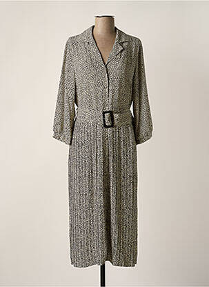Robe mi-longue blanc SELECTED femme