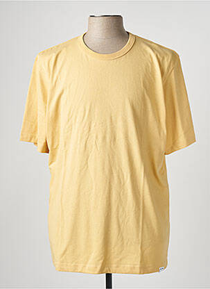 T-shirt jaune SAMSOE & SAMSOE pour homme