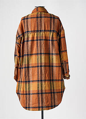 Manteau long marron WILD femme