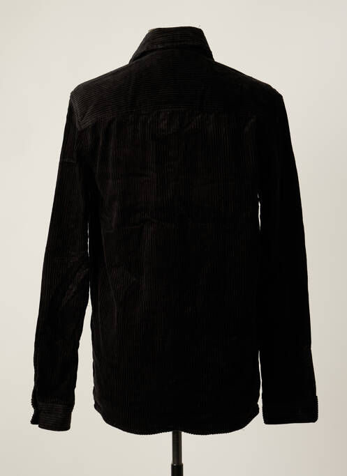 Chemise manches longues noir SAMSOE & SAMSOE pour homme