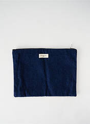 Pochette bleu ROSAE pour femme seconde vue