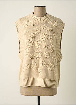 Pull beige SELECTED pour femme