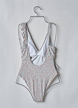 Maillot de bain 1 pièce blanc PIECES femme