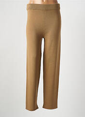 Pantalon droit beige MAX MARA pour femme seconde vue