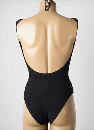Maillot de bain 1 pièce noir PIECES femme