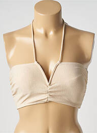 Haut de maillot de bain beige LOVE STORIES femme