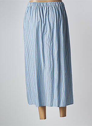 Jupe mi-longue bleu MSCH COPENHAGEN femme