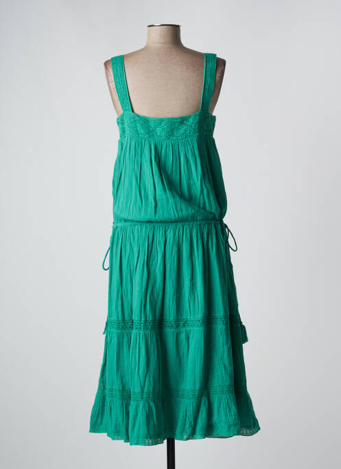 Robe mi-longue vert M.A.B.E pour femme
