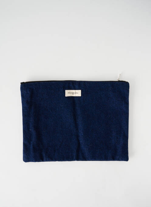 Pochette bleu ROSAE pour femme