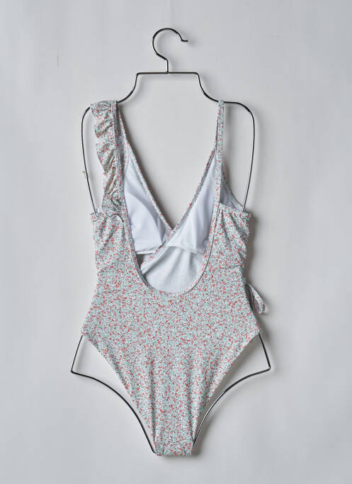 Maillot de bain 1 pièce blanc PIECES femme