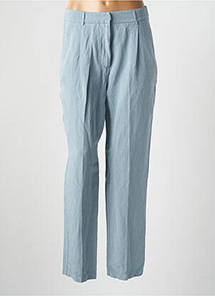 Pantalon droit bleu POMANDERE pour femme