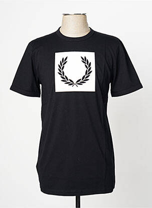 T-shirt noir FRED PERRY pour homme