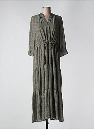 Robe longue vert SELECTED femme
