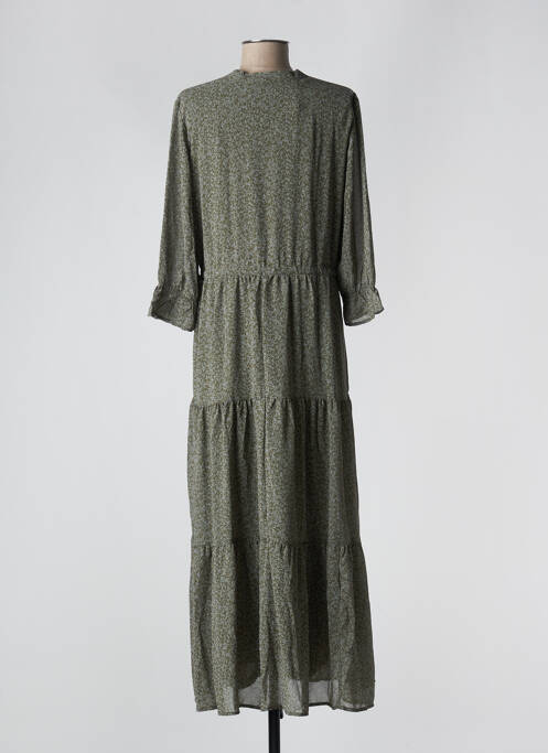 Robe longue vert SELECTED pour femme