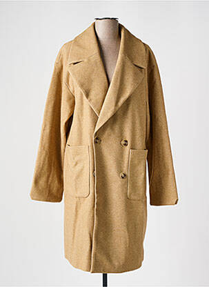 Manteau long beige VILA pour femme