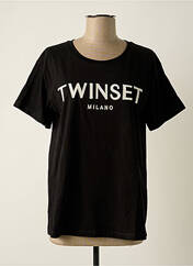 T-shirt noir TWINSET pour femme seconde vue