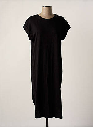 Robe mi-longue noir MOSS COPENHAGEN pour femme