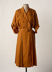 Robe mi-longue orange IMPERIAL pour femme seconde vue