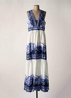 Robe mi-longue vert DIEGA femme