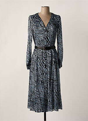 Robe mi-longue bleu MICHAEL KORS femme