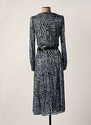 Robe mi-longue bleu MICHAEL KORS femme