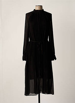 Robe mi-longue noir SAMSOE & SAMSOE femme