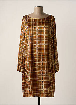 Robe courte marron MOMONI femme