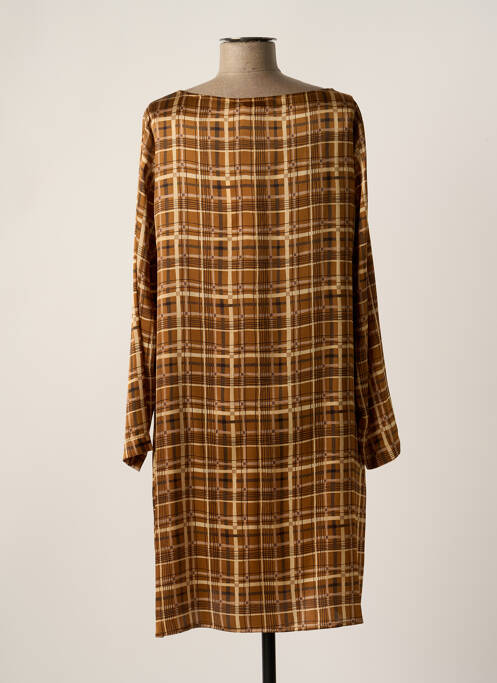 Robe courte marron MOMONI pour femme