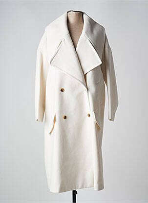 Manteau long blanc TWINSET pour femme