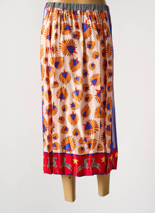 Jupe mi-longue multicolore SAK'S pour femme