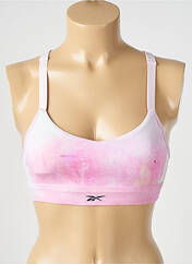 Soutien-gorge rose REEBOK pour femme seconde vue