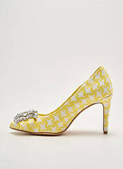 Escarpins jaune COSMOPARIS pour femme seconde vue