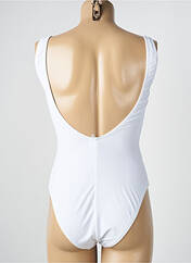 Maillot de bain 1 pièce blanc PIECES pour femme seconde vue