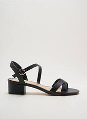 Sandales/Nu pieds noir COSMOPARIS pour femme seconde vue