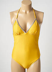 Maillot de bain 1 pièce jaune LA NOUVELLE pour femme seconde vue