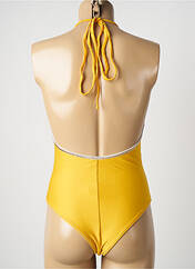 Maillot de bain 1 pièce jaune LA NOUVELLE pour femme seconde vue