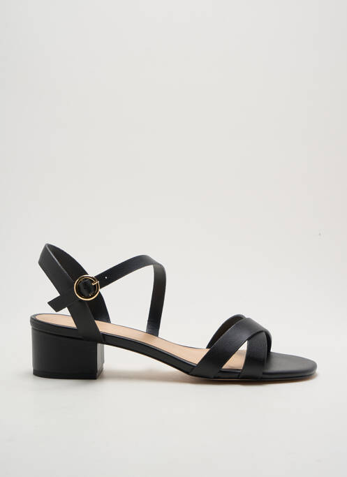 Sandales/Nu pieds noir COSMOPARIS pour femme