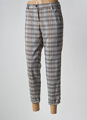 Pantalon droit gris IMPERIAL femme