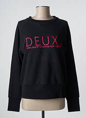 Sweat-shirt noir DEUX. BY ELINE DE MUNCK pour femme seconde vue