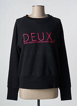 Sweat-shirt noir DEUX. BY ELINE DE MUNCK pour femme