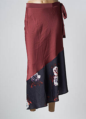 Jupe longue rouge CLOUDS OF FASHION pour femme