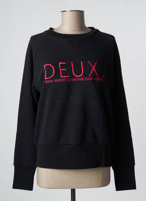 Sweat-shirt noir DEUX. BY ELINE DE MUNCK pour femme