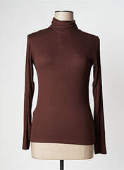 Pull marron JACQUELINE DE YONG pour femme seconde vue