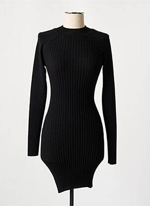 Robe mi-longue noir MANGO pour femme