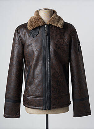 Blouson marron PETROL INDUSTRIES homme