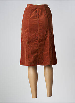 Jupe mi-longue orange LE FABULEUX MARCEL DE BRUXELLES femme